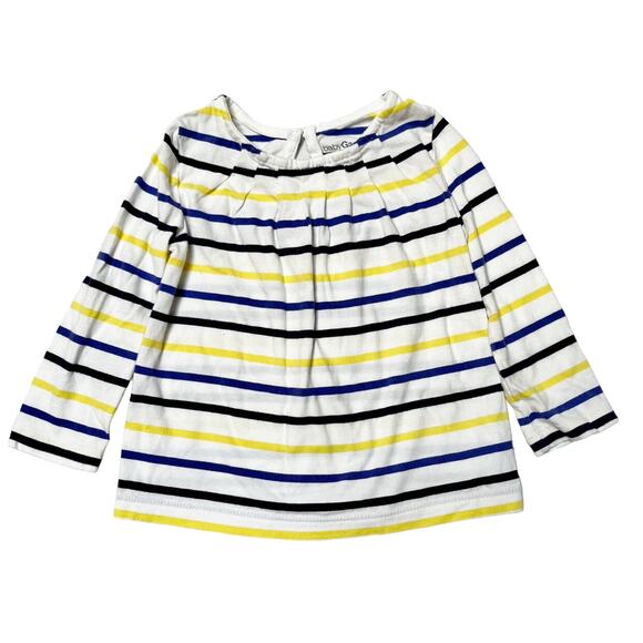 Gap Long Sleeve Striped Shirt Size 12-18m - Picture 1 of 4
